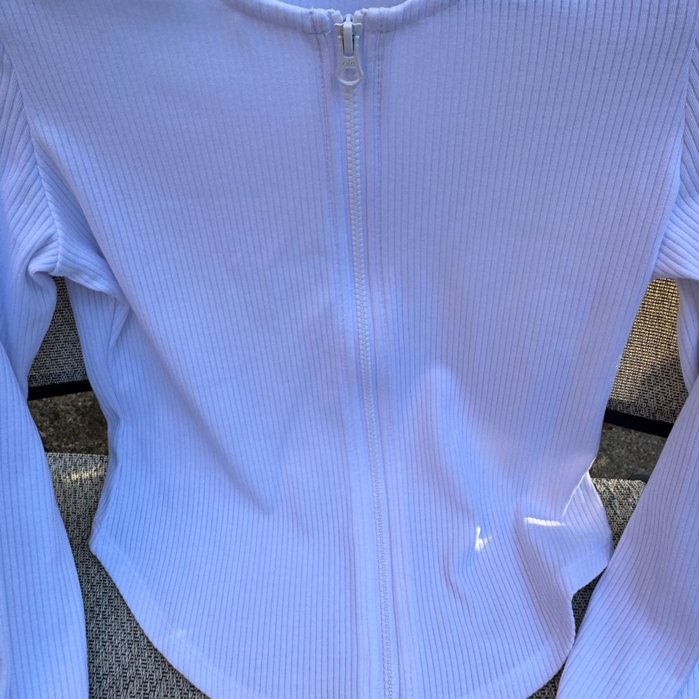 ALO Ribbed Stardust Long Sleeve Top